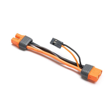 Spektrum SPMX-1112 3inch IC3 Battery to IC3 Device Extension Lead with Power Tap